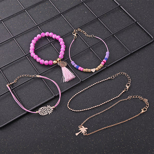 5 pieces  bracelets