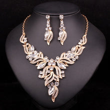 Load image into Gallery viewer, Crystal Necklace and Earrings Sets
