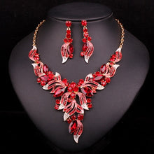 Load image into Gallery viewer, Crystal Necklace and Earrings Sets
