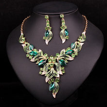 Load image into Gallery viewer, Crystal Necklace and Earrings Sets
