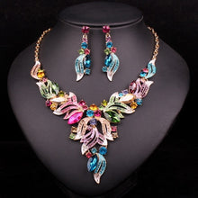 Load image into Gallery viewer, Crystal Necklace and Earrings Sets
