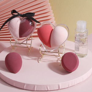 Heart Box Sponge Cosmetic Puff